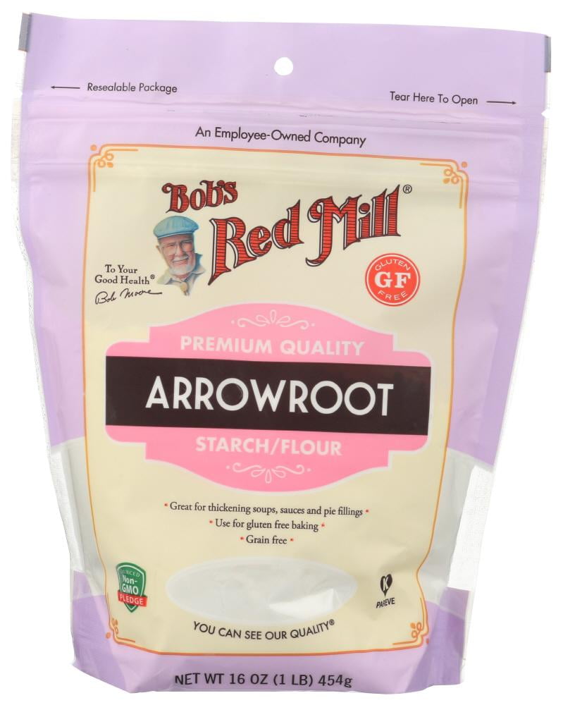 (Price/Case)Bob'S Red Mill Gluten Free Arrowroot Starch Flour 16 Ounce Bag - 4 Per Case