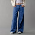 thumbnail image 7 of Outfmvch Jeans for Women Baggy Jeans Wide Leg Jeans Woman Capri Leggings for Women Ripped Jeans Womens Low Rise Jeans Plus Size Pants a L, 7 of 7