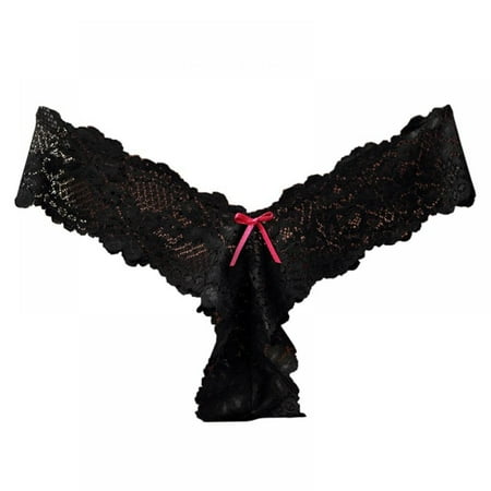 

Wuffmeow Panties For Women Pure Seamless Lace Underwear Female Lingerie Low Waist Ladies Underwear Cotton Underwear