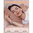 thumbnail image 5 of Wearlizer Magnetic Band Compatible with Versa 4/3 and Sense 2/1, D-Shape Braided Stretchy Nylon Strap for Women Men, Adjustable Sport Dressy Watch Band, 5 of 6