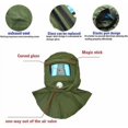thumbnail image 4 of Capucha abrasiva para chorro de arena, a prueba de viento, casco para chorro de arena, máscara para chorro de arena, protección contra el polvo, protección facial, 4 of 5