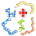 thumbnail image 1 of Paquete de 5 juguetes sensoriales Fidget Snake Cube Mini Magic Twist Puzzles Favores de fiesta para niños Halloween Goodie Bags Fillers Xemadio CJWUS-1532, 1 of 6