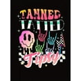 thumbnail image 2 of Women's Trendy joyful Skull Graphic Tee - Casual Crew Neck Short Sleeve, Stretchy Polyester Blend, Machine Washable - Perfect for Summer, 2 of 6