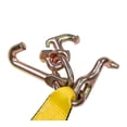 thumbnail image 4 of 2" Chain Ratchet Straps w/ RTJ Tie Down Roll Back Tow Truck Car Hauler, 4 of 6