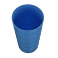 thumbnail image 5 of Mainstays 30-Piece Blue Etched Checkered Plastic Dinnerware Set, Includes 10 Plates, 10 Bowls, 10 Tumblers, 5 of 17