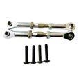 thumbnail image 1 of Xingzhi 2pcs/set Front/Rear Steering Link Rod For AXIAL 1/10 Rock Racer AX90026 Desert Buggy Hop-ups Silver, 1 of 6