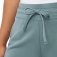 thumbnail image 3 of 32 DEGREES Women's Drawstring Comfort Jogger Pants (Robin Slate Green, Medium), 3 of 4