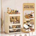 thumbnail image 2 of 4 Capas Caja De Almacenamiento De Cosméticos Multifuncional ModeloCrema, 2 of 4