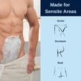 thumbnail image 3 of Intimate/Private At Home Hair Removal Cream for Men - Painless, Flawless, Soothing Depilatory for Unwanted Coarse Male Body Hair, 100ml, 3 of 5