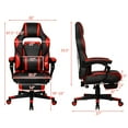thumbnail image 2 of Patiojoy Chaise de Gaming à Hauteur Réglable avec Coussin Ergonomique Dossier Haut Rouge, 2 of 6