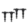 thumbnail image 1 of Door Hinges,Cabinet Door Hinges Vintage Style Garage,Jewelry Wooden Fittings Accessories,House Garage Faux Hinges Hardware Retro Cabinet,90 Degree Folding Support Hinge 270 Baoblaze Bisagras de puerta, 1 of 8
