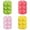 4 colors, variant on 1 Pack Fruit Silicone Molds Set - Watermelon/Strawberry/Lemon/Pineapple Shapes for Gummy, Chocolate, Ice Cubes - Reusable Candy & Cake Decor Baking Tools