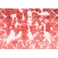 thumbnail image 1 of Ahgly Company Machine Washable Indoor Rectangle Abstract Red Modern Area Rugs, 7' x 10', 1 of 4