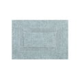thumbnail image 3 of Better Trends 17" x 24" Premium Bathroom Rug Mat, 100% Cotton, Extra Soft Tufted Door Mat, Water Absorbent & Reversible Bath Mat (Blue) Lux Collection, 3 of 6