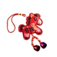 thumbnail image 2 of Dserhfy 2026 Chinese New Year Horse Lucky Hanging Pendant, Zodiac Animal Feng Shui Charm with Tassel/Bell for Spring Festival, 2 of 8