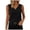 Black, variant on Womens Cotton Linen Tank Tops V Neck Casual Cami Sleeveless Blouses Basic Shirt Summer Clothes Fashion Outfits (Khaki, XL)