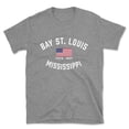 thumbnail image 1 of Bay St. Louis Mississippi Patriot Men's Cotton T-Shirt, 1 of 1