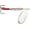 Red, variant on Yakima Bait Worden's Bud's Spinner Fishing Lure, Brass, 5/16 oz., Size 4, 504 B