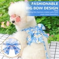 thumbnail image 2 of Dog Harness and Leash Set with Bow Knot No Pull Pet Daisy Floral Harness with D-Ring Soft Mesh Dog Harness Vest Set Escape Proof Princess Puppy Harness for Small Girl Dogs Cats, 2 of 8
