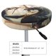 thumbnail image 4 of Balery Swordsman Cool Dragon Fundas de asiento para taburete de bar redondo de tela de terciopelo ajustables que protegen de arañazos y manchas para sillas de 14 a 17 pulgadas.-13 inch, 4 of 7