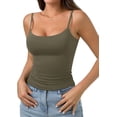 thumbnail image 2 of PINKMSTYLE Débardeurs Basiques pour Femmes à Encolure Dégagée Doublée Débardeurs Ajustables d'Été Sans Manches, 2 of 7