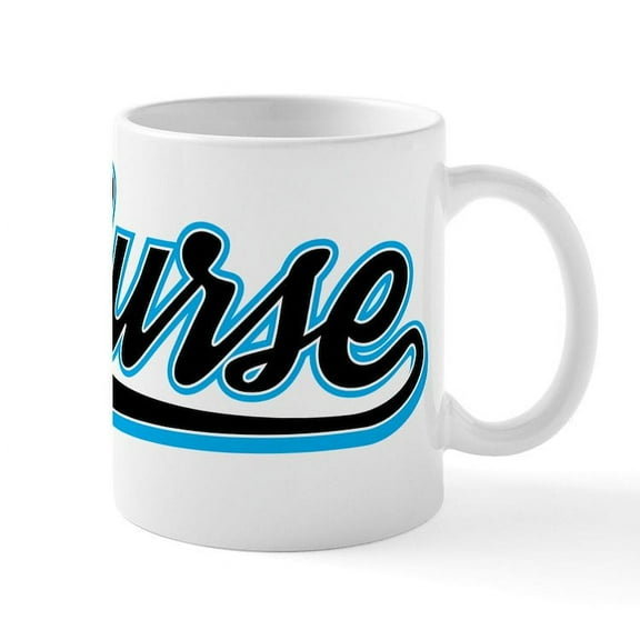 CafePress - Murse Baseball - 11 oz Ceramic Mug - Novelty Coffee Tea Cup