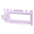 thumbnail image 3 of Crochet Plastic Ruler Tool, Practical Durable Knitting Plastic Gauge Plastic Clear Numbers Multi Purpose  For Home For Measurement, 3 of 8