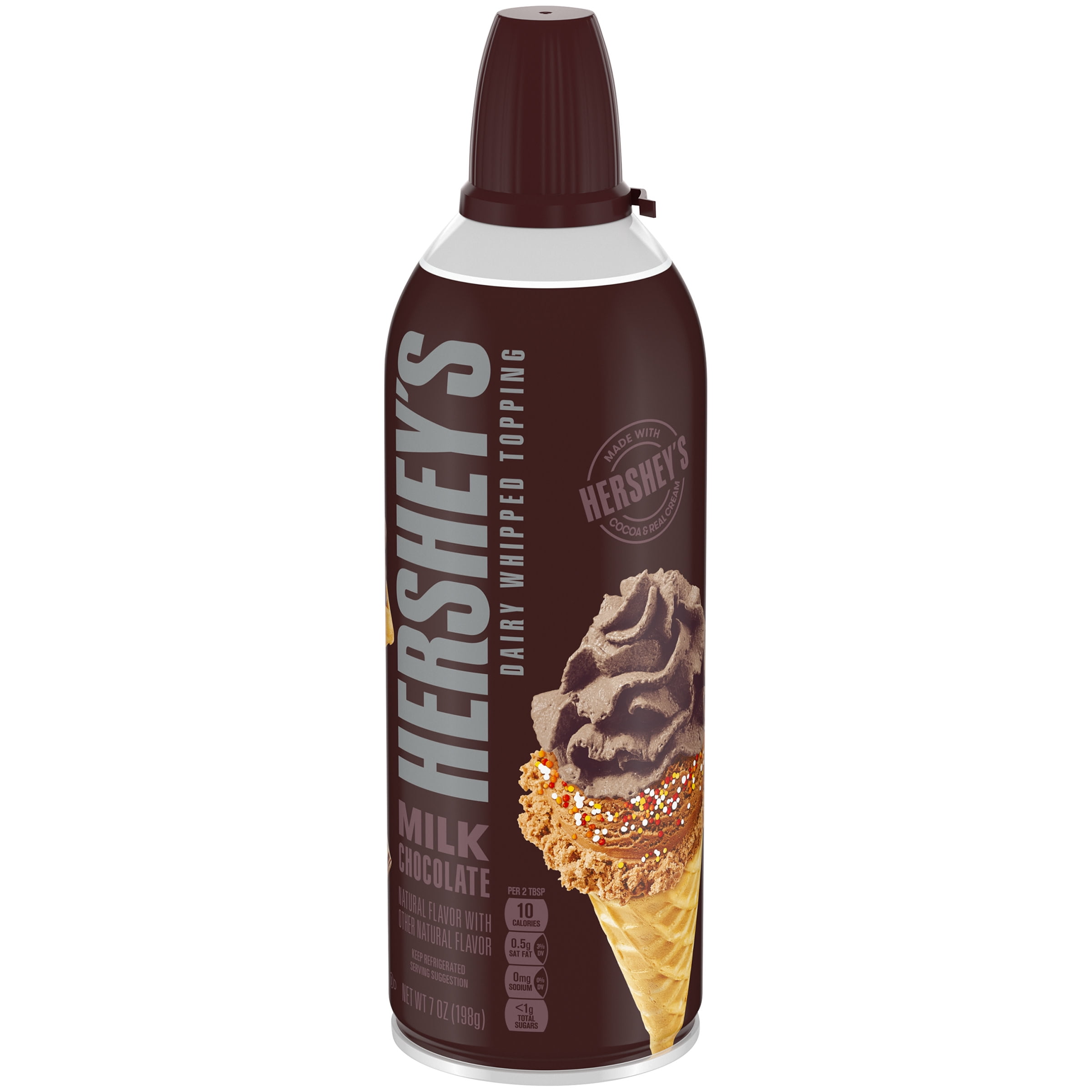 Hershey's Whipped Milk Chocolate Topping 7 oz Can