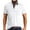 White, variant on Krdevn Mens Shirts - Male Summer and Spring Solid Color Lapel Short Sleeve Button Neck Striped Oversized T Shirt Top,Mens Fall Shirts,Color:Grey,Size:XL