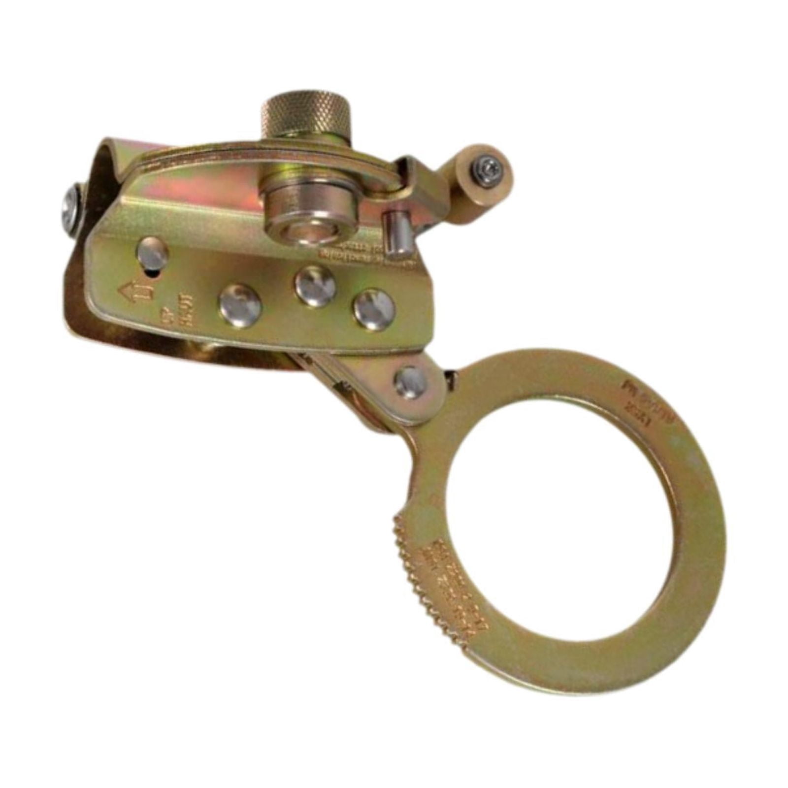 figatia Rope Grab Ascender for 16mm Rope Climbing Gear Limiter Supplies Fall Protection Gear Auto Locking Equipment for Outdoor Roofing