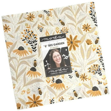 Bee Garden Layer Cake by Gingiber; 42 - 10" Precut Fabric Quilt Squares