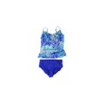 thumbnail image 1 of Tankini de 2 piezas Swim Solutions estampado básico Mujer Azul 20, 1 of 2