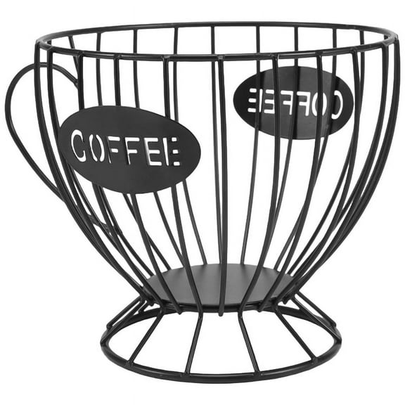 Coffee Capsule Storage Basket Coffee Pod Coffee Pod Holder (Black)