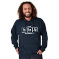 thumbnail image 5 of Im A Ninja Periodically Science Nerd Hoodie Sweatshirt Women Men Brisco Brands M, 5 of 5