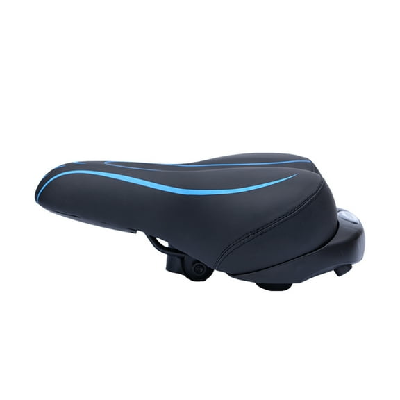 GOOHOCHY Saddle Ergonomic Inflatable Cushion Blue Bike Seat Comfortable