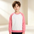 thumbnail image 5 of Mnyotv Cotton Raglan Long Sleeved T Shirt for Boys Girls Casual Basic Crewneck Sweatshirts Size 1-2Years, 5 of 5