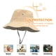 thumbnail image 3 of Sombrero de pescador con cuerda a prueba de viento y color contrastante de circunferencia de 56-58 cm, sombrero de verano para mujer, parasol antiultravioleta, sombrero protector solar, 3 of 5