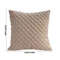 thumbnail image 3 of Textured Knit Throw Pillow Cover Soft Square Decorative Cushion Case for Outdoor Patio Sofa Couch and Home, 3 of 7