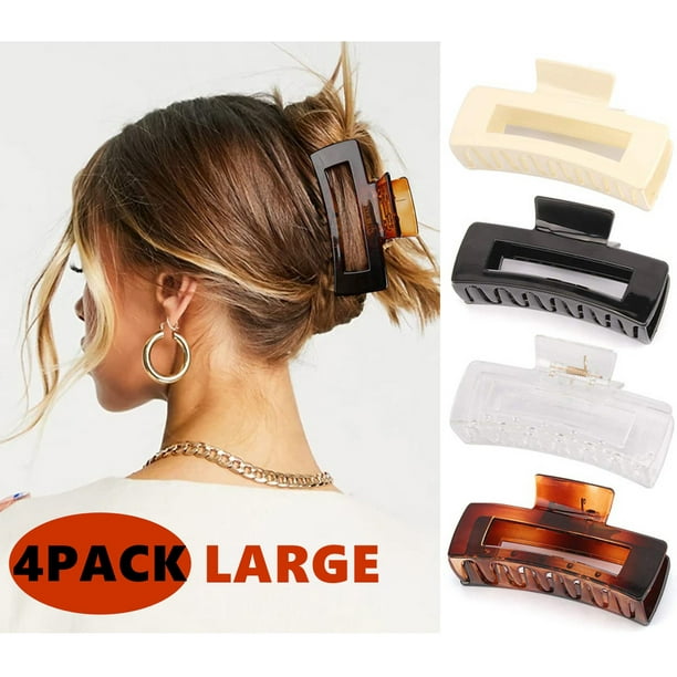 Large Hair Claw Clips Banana Hair Clips for Thick Hair Acrylic Banana