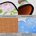 thumbnail image 3 of Spring Hummingbird Floral Kitchen Mat and Rug Set of 2 Pink Bird Cushioned Floor Mat Non Slip Washable Standing Desk Mats Anti Fatigue Doormat for Home Office Sink Laundry Hallway Entryway, 3 of 6