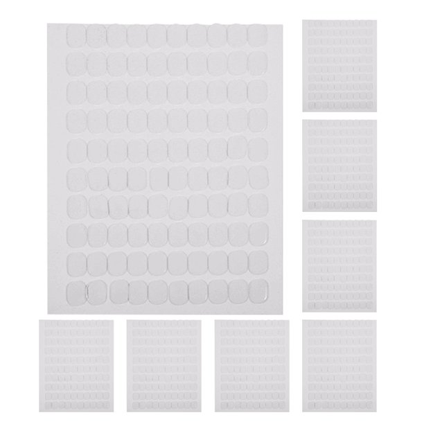 800 puntos adhesivos de doble cara transparentes y extraíbles para colgar en la pared, pósteres, fotos, globos, manualidades para el hogar y la oficina