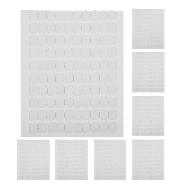 800 puntos adhesivos de doble cara transparentes y extraíbles para colgar en la pared, pósteres, fotos, globos, manualidades para el hogar y la oficina