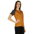 thumbnail image 2 of Inkmeso Womens Raglan Short Sleeve T-Shirt Regular Fit Casual Solid Basic Tee T-Shirts, 2 of 7