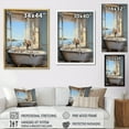 thumbnail image 4 of Designart "Seaside Serenity Bathroom" Bathroom Floater Framed Canvas Wall Art, 4 of 7