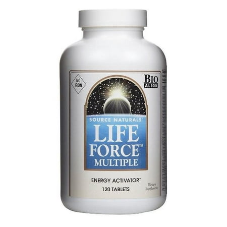 Source naturals life force multiple tablets, no iron, 120