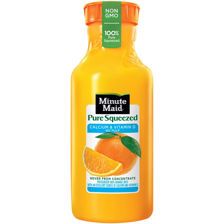 Minute Maid Pure Squeezed with Calcium and Vitamin D Pulp Free Orange