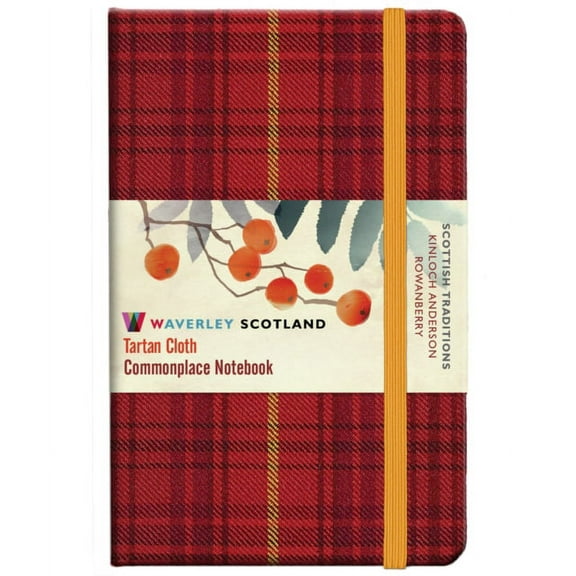 Waverley S.T. (M): Rowanberry Pocket Genuine Tartan Cloth Commonplace Notebook (Hardcover)