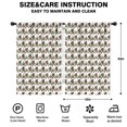 thumbnail image 2 of Blackout Kids Curtains,Brown Bigfoot and Pine Tree Pattern Childrens Insulated Curtains Set Of 2,Bedroom Essentials,Toddler Room Decor 42x63in(106x160cm), 2 of 5