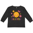thumbnail image 3 of Inktastic Sunny Big Sister Girls Long Sleeve Toddler T-Shirt, 3 of 5