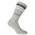 thumbnail image 6 of Diadora Unisex Tennis Socks - 3 Pack, Logo, Stripes Black/Grey/White 35-38, 6 of 7